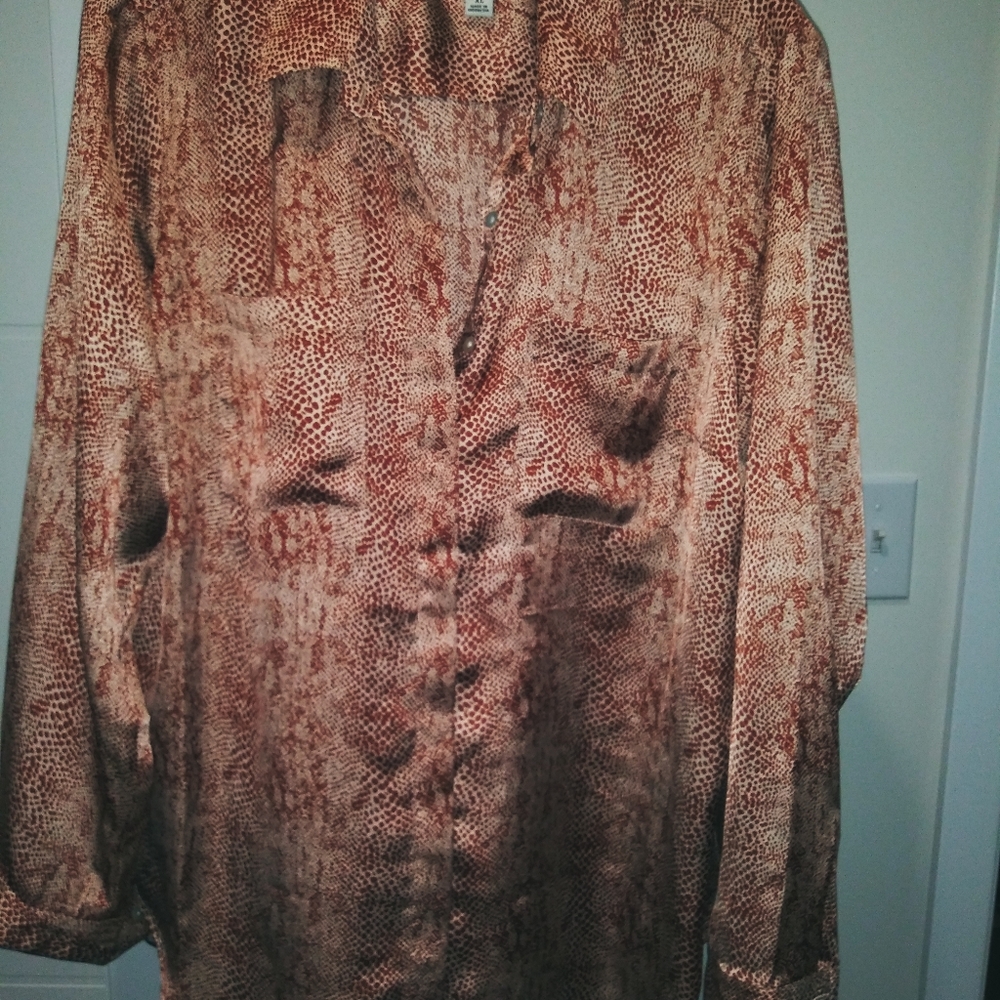 Anthropoligie blouse XL
